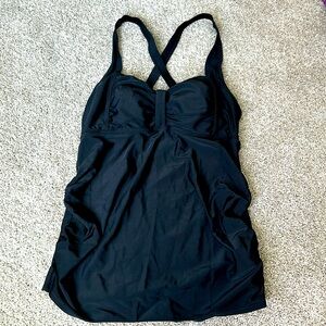 Motherhood Maternity Black Bathing Suit Top